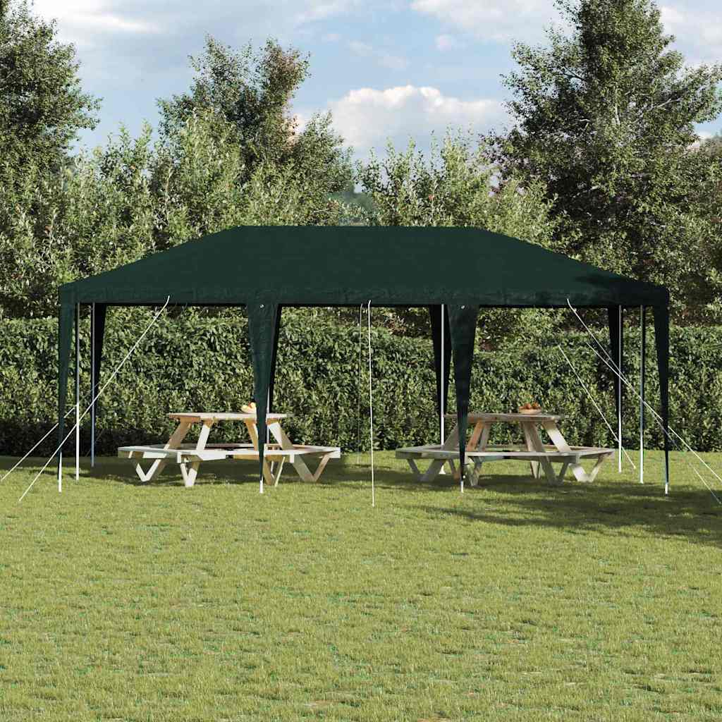 Šator za zabave Zelena 600 x 400 x 266 cm Polietilen i čelik