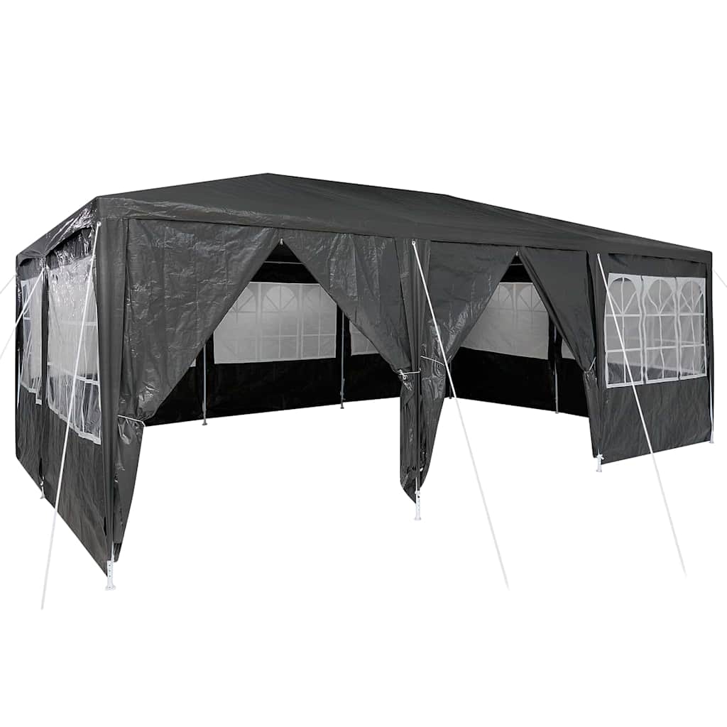 Šator za zabave Antracit 600 x 400 x 266 cm Polietilen