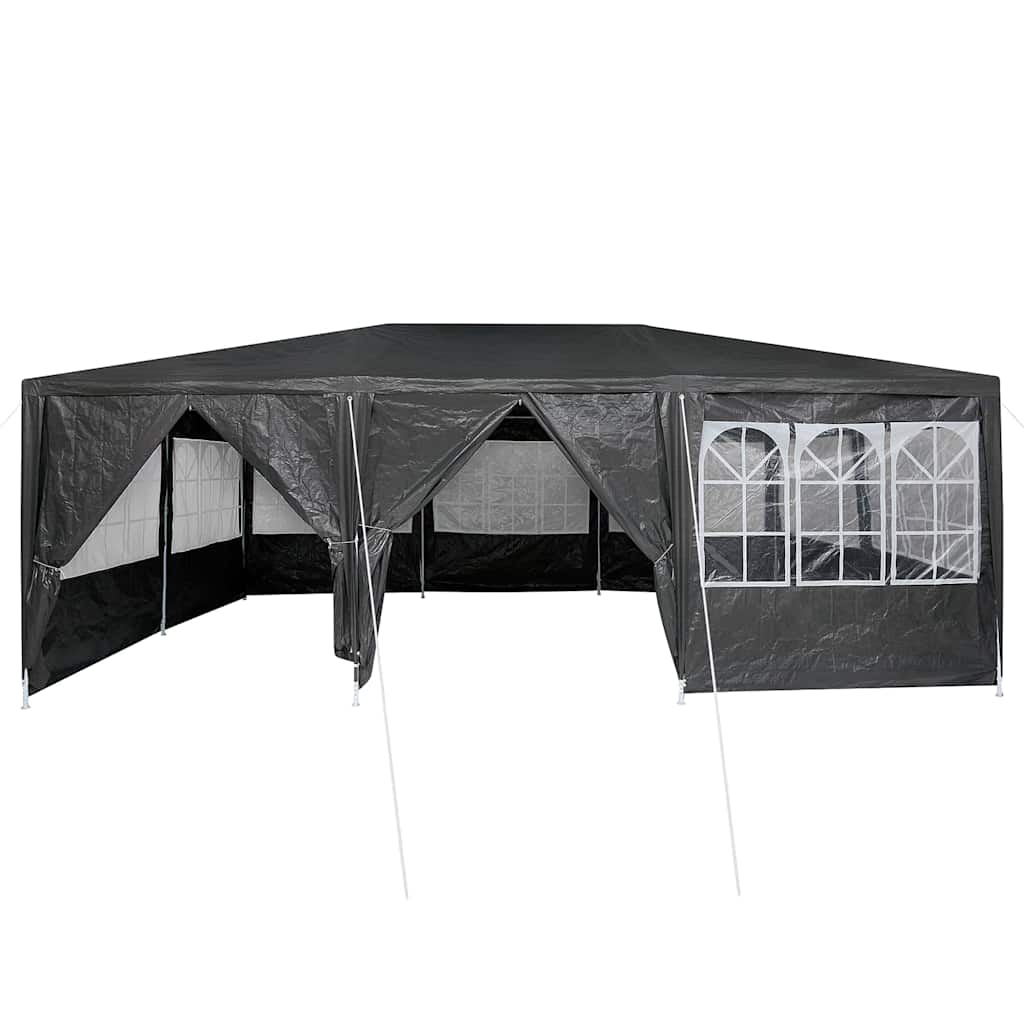 Šator za zabave Antracit 600 x 400 x 266 cm Polietilen