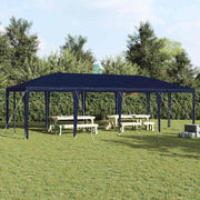 Šator za zabave Plava 800 x 400 x 266 cm Polietilen i čelik