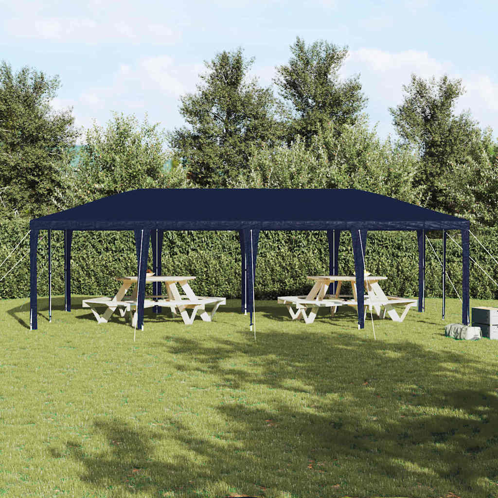 Šator za zabave Plava 800 x 400 x 266 cm Polietilen i čelik