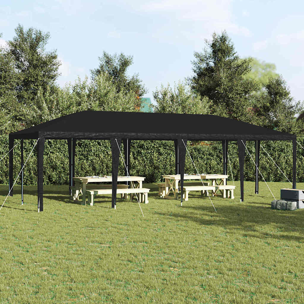 Šator za zabave Antracit 800 x 400 x 266 cm Polietilen i čelik