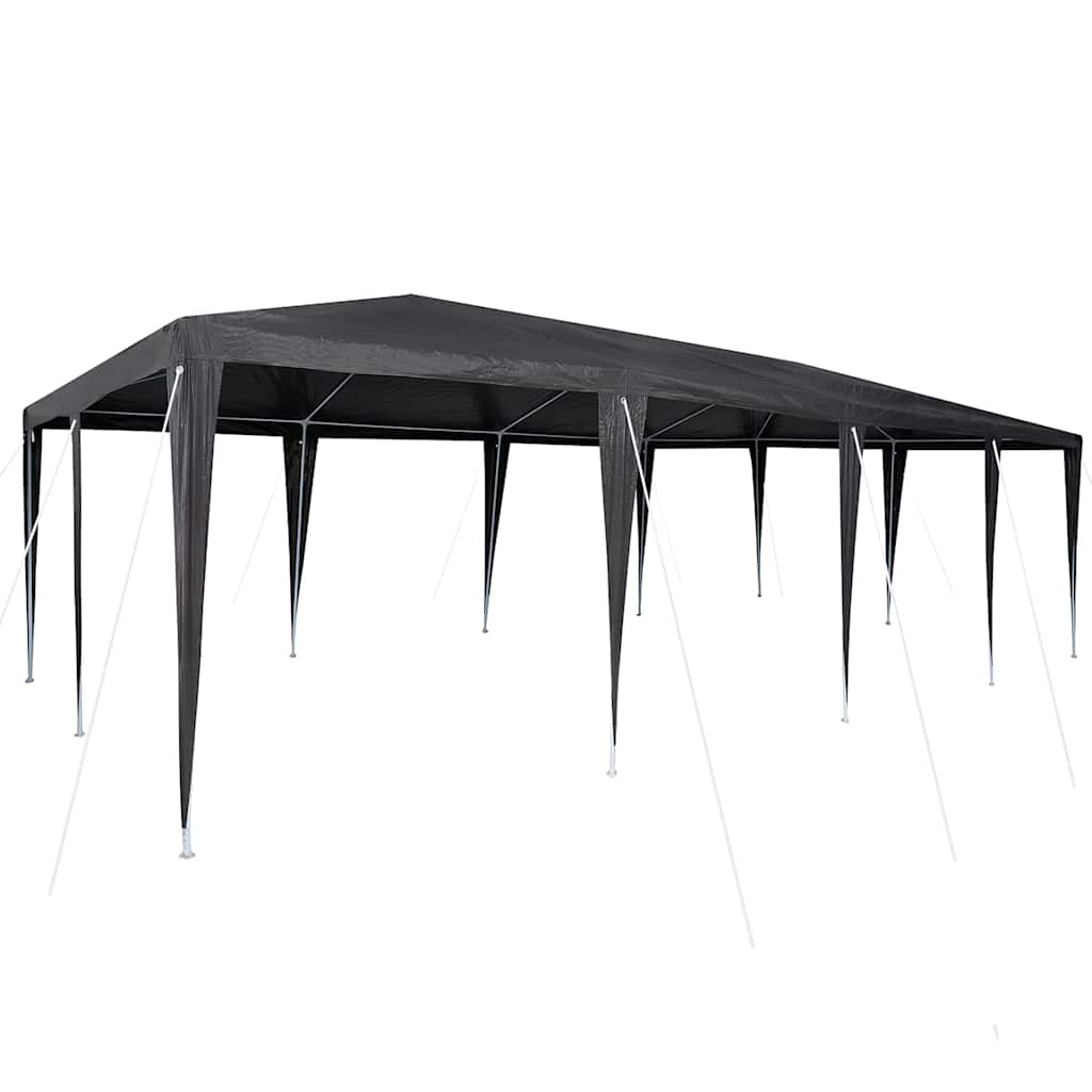 Šator za zabave Antracit 800 x 400 x 266 cm Polietilen i čelik