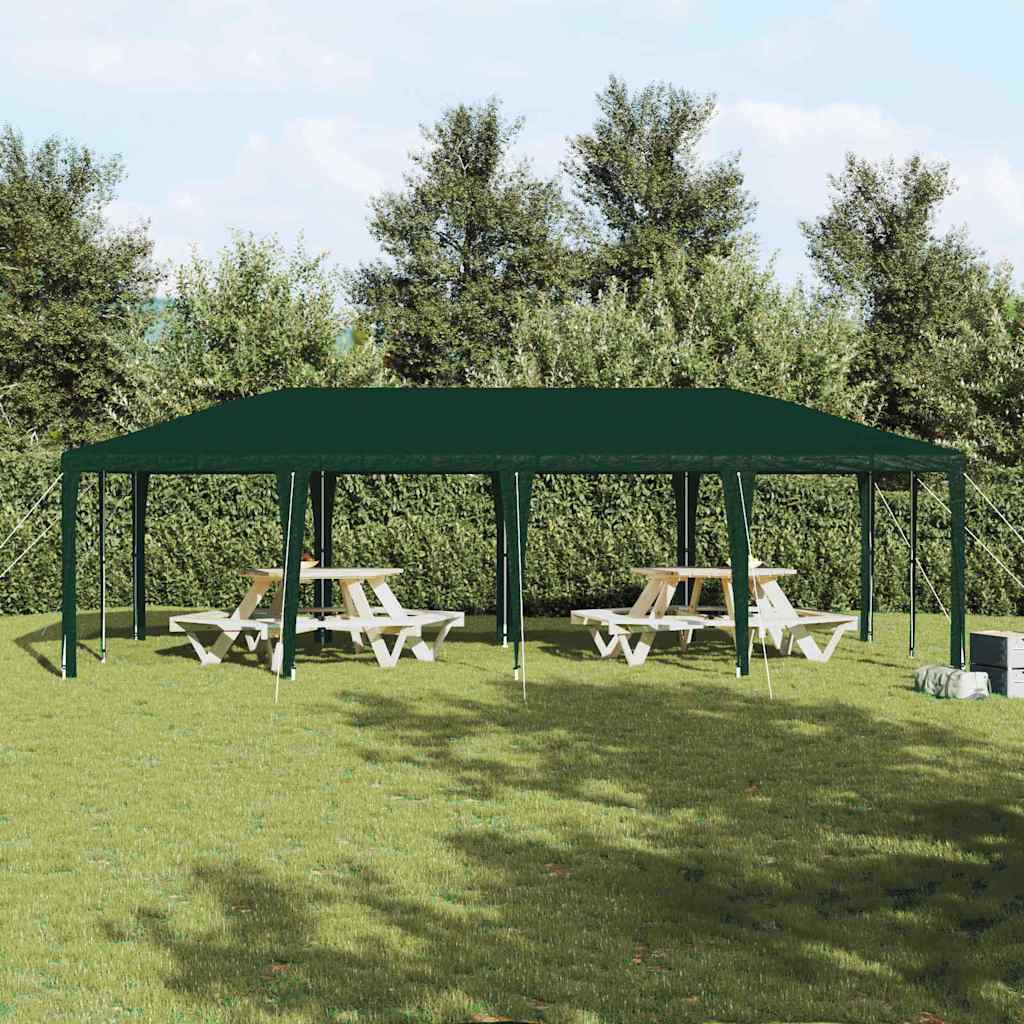 Šator za zabave Zelena 800 x 400 x 266 cm Polietilen i čelik