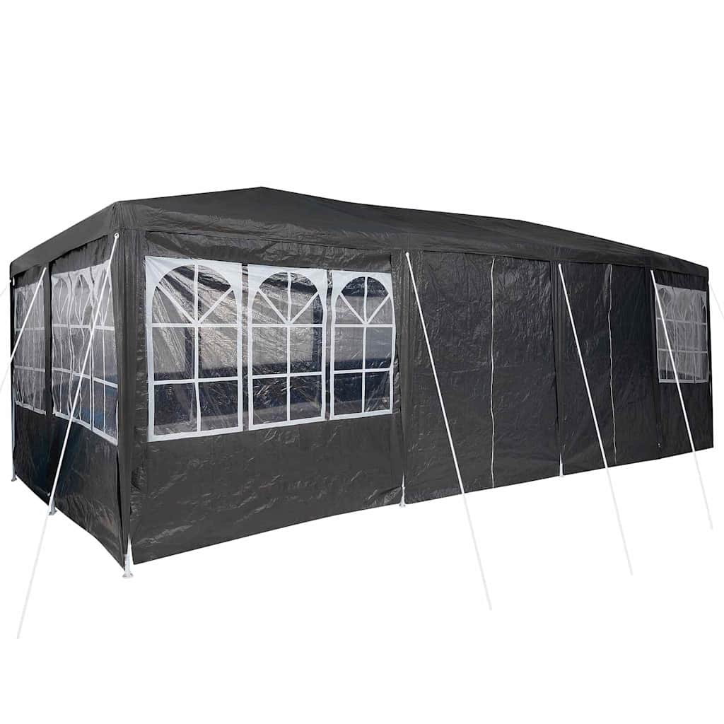 Šator za zabave Antracit 800 x 400 x 266 cm Polietilen