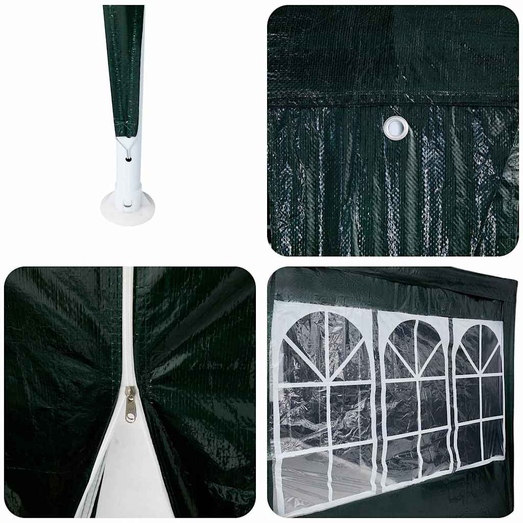 Šator za zabave Zelena 800 x 400 x 266 cm Polietilen