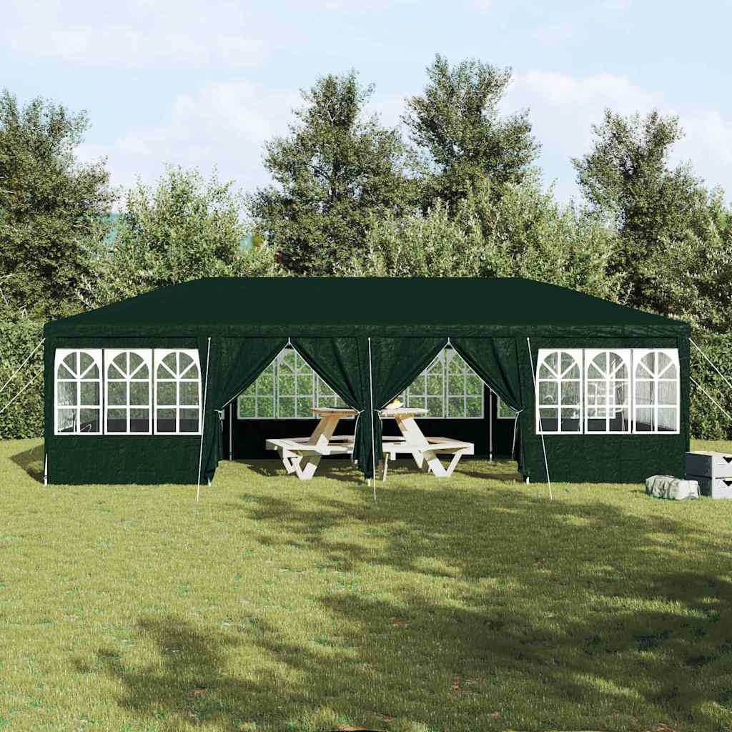 Šator za zabave Zelena 800 x 400 x 266 cm Polietilen