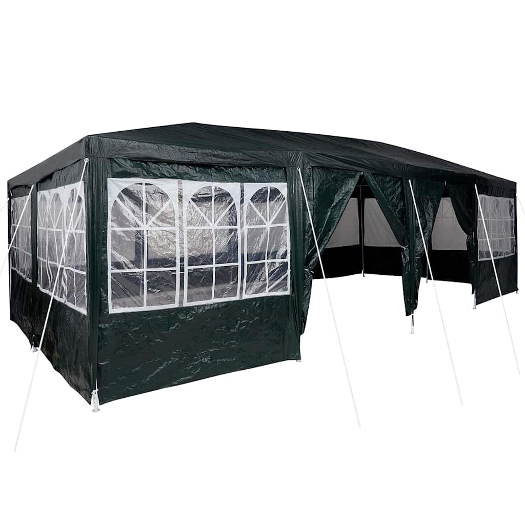 Šator za zabave Zelena 800 x 400 x 266 cm Polietilen