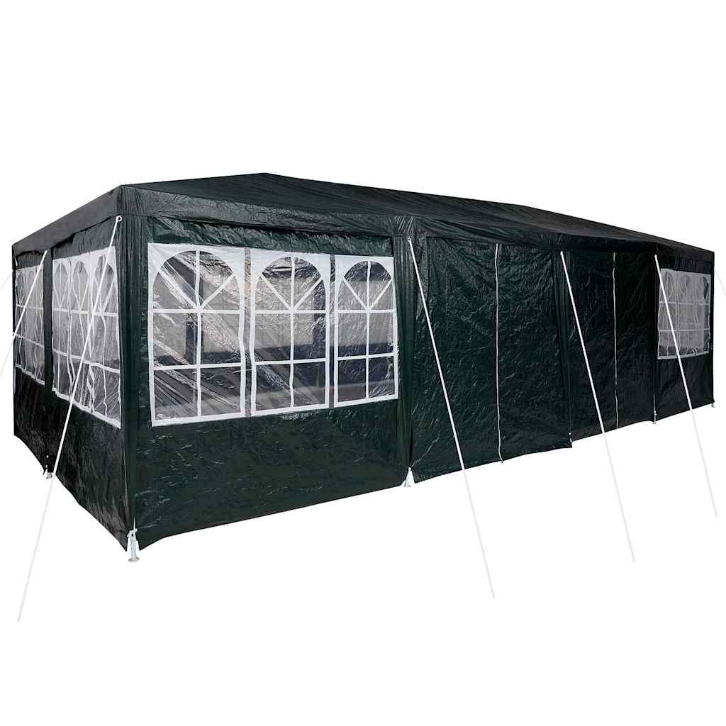 Šator za zabave Zelena 800 x 400 x 266 cm Polietilen