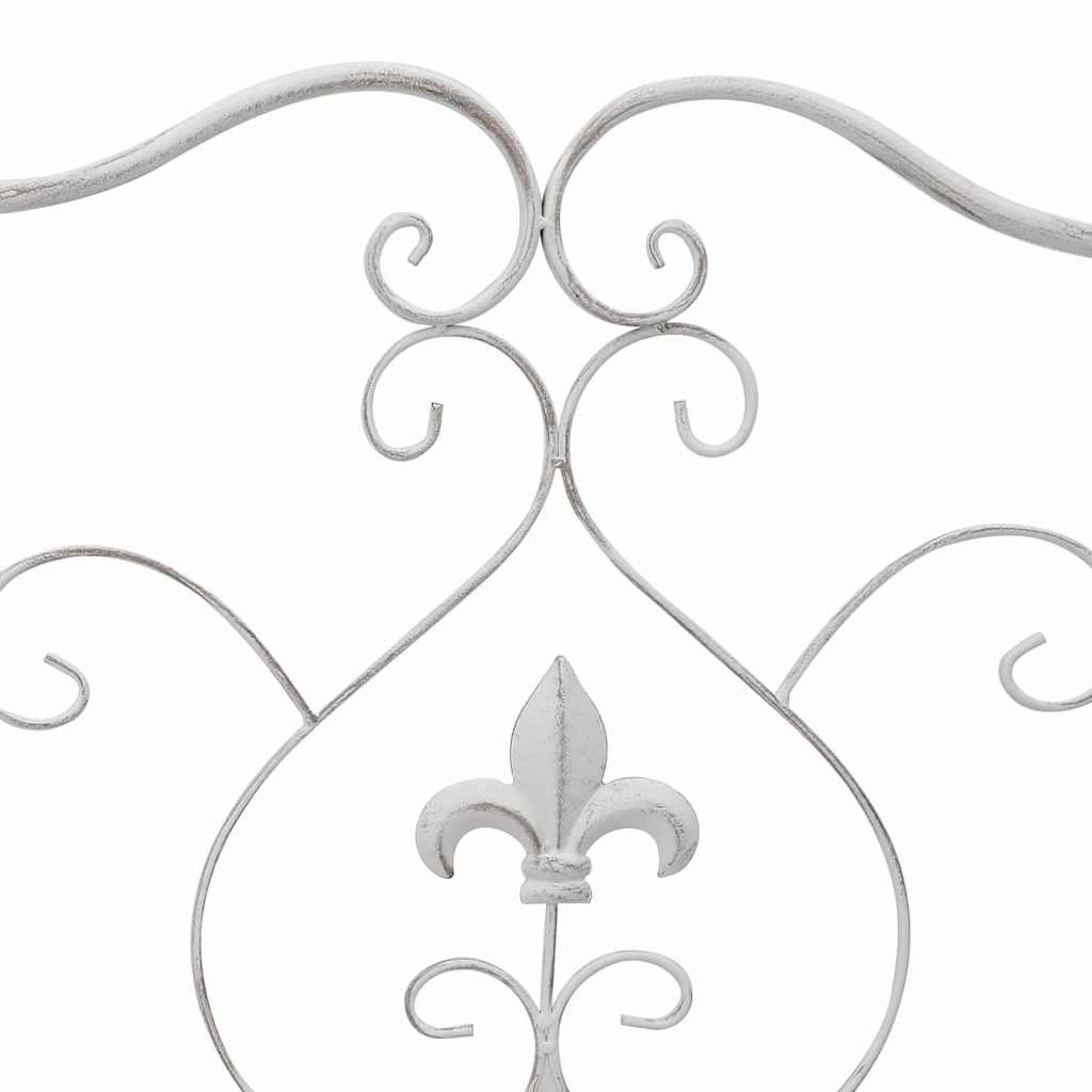 Vrtna klupa Antič White 104 x 54 x 93 cm Čelik