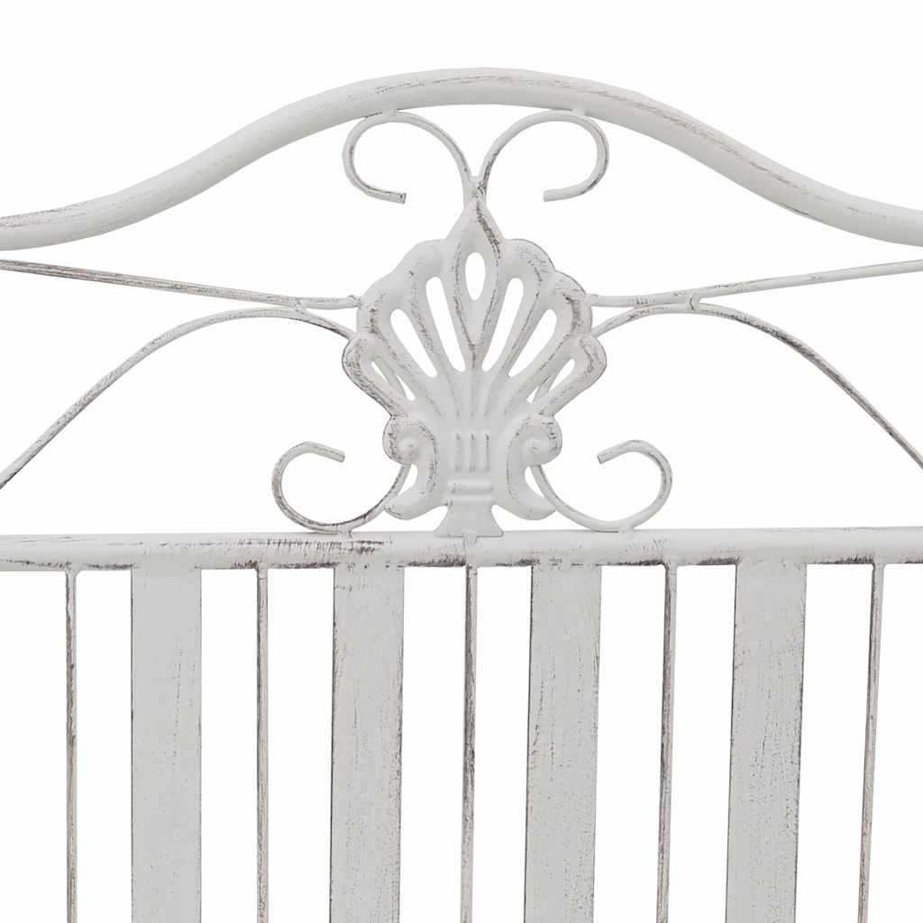 Vrtna klupa Antič White 103,5 x 59 x 89 cm Čelik