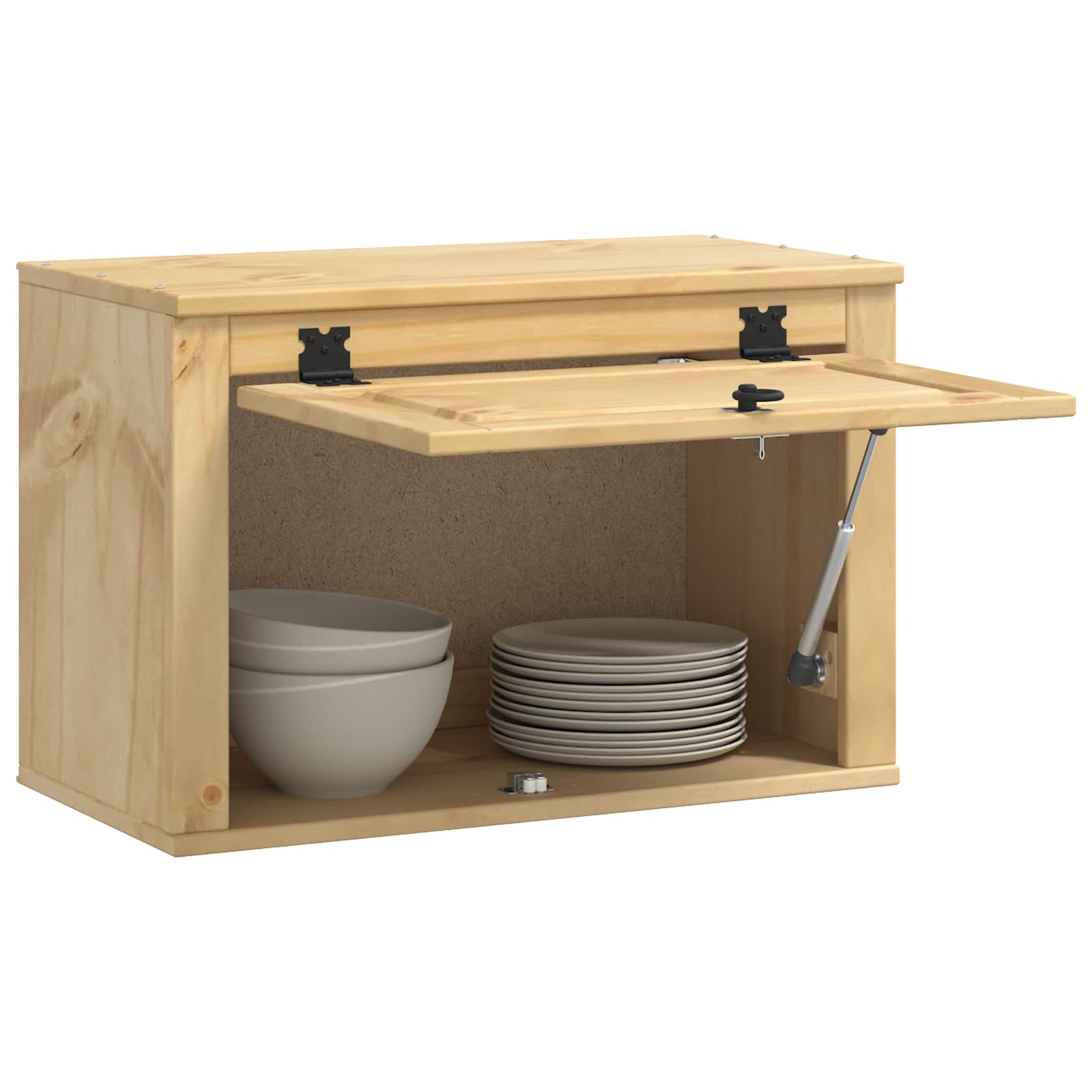 Cabinet SKI Medeno Smeđa 60 x 32 x 40 cm Čvrsto borovo drvo