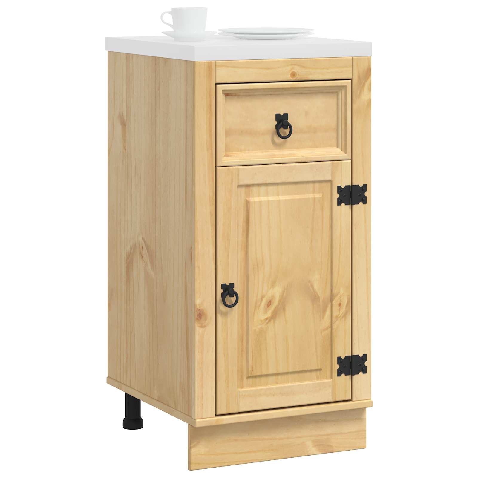Cabinet SKI Medeno Smeđa 40 x 46 x 81,5 cm Čvrsto borovo drvo