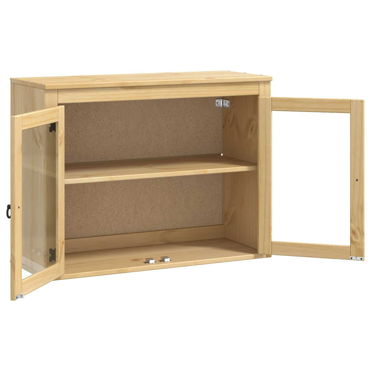 Cabinet SKI Medeno Smeđa 80 x 32 x 60 cm Čvrsto borovo drvo