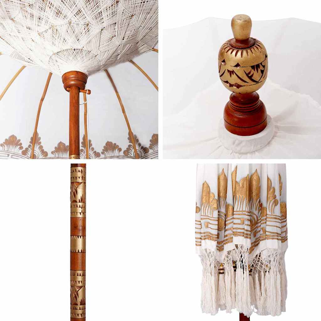 Balineški Parasol Krema 190 x 190 x 260 cm