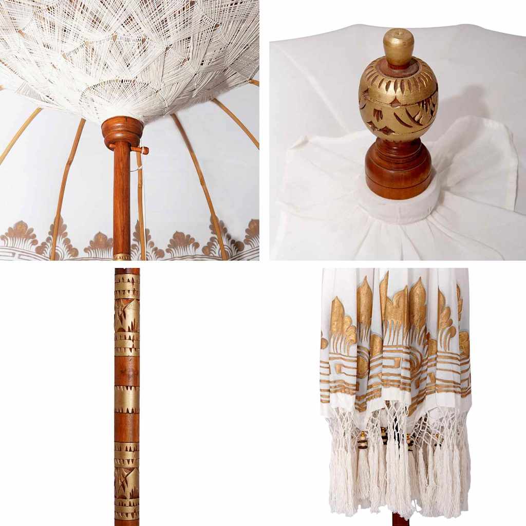 Balineški Parasol Krema 215 x 215 x 260 cm