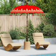 Balineški Parasol Crvena 185 x 185 x 260 cm