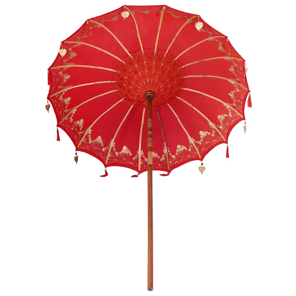 Balineški Parasol Crvena 185 x 185 x 260 cm
