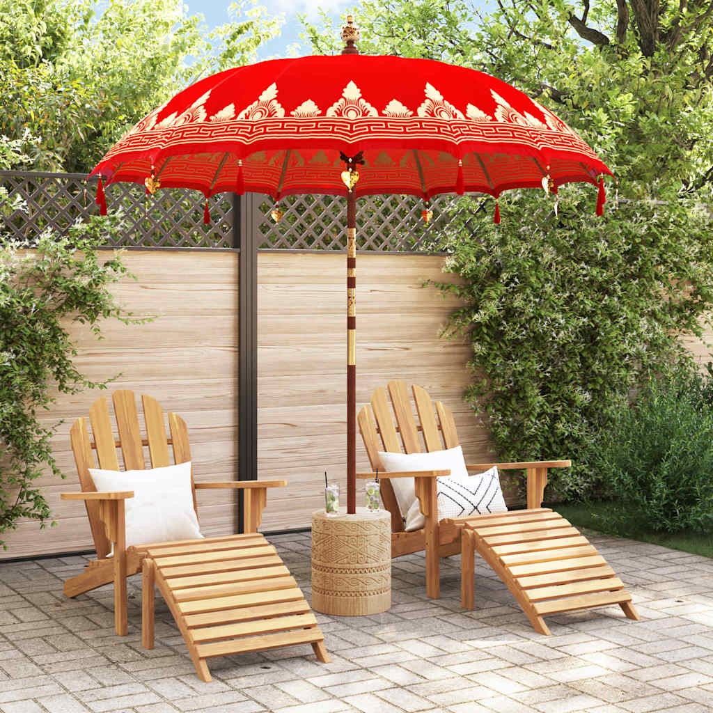 Balineški Parasol Crvena 215 x 215 x 260 cm