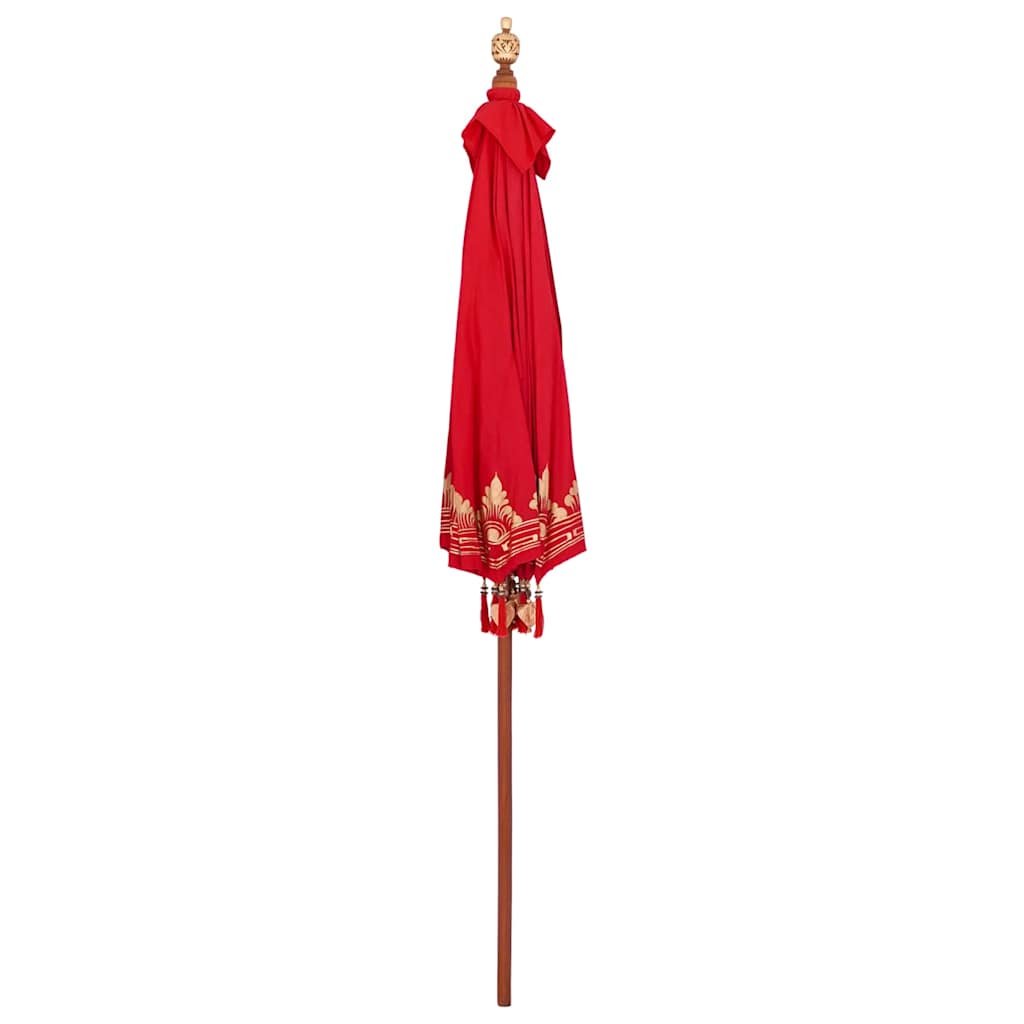 Balineški Parasol Crvena 215 x 215 x 260 cm