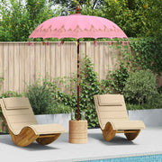 Balineški Parasol Ružičasta 185 x 185 x 260 cm