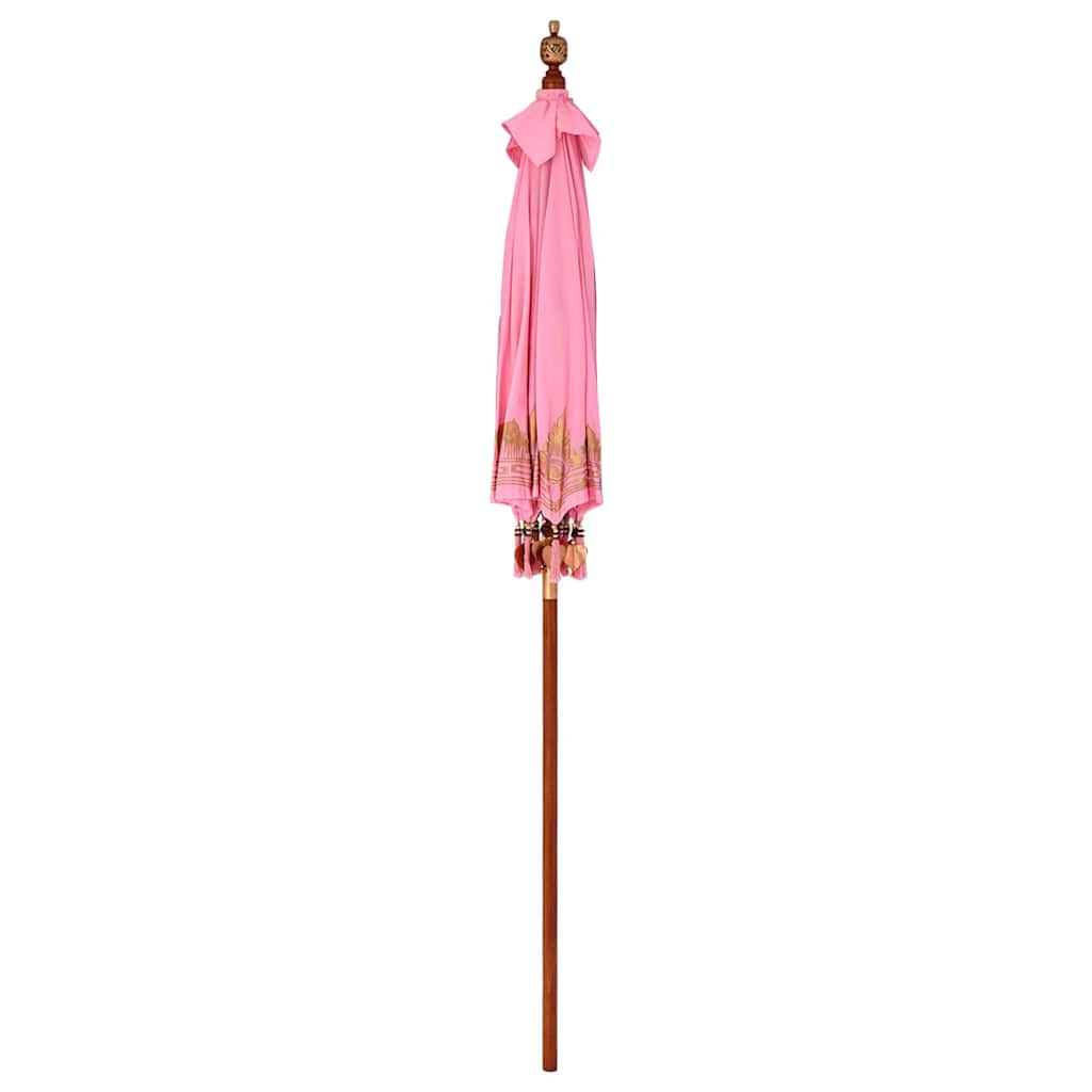 Balineški Parasol Ružičasta 185 x 185 x 260 cm