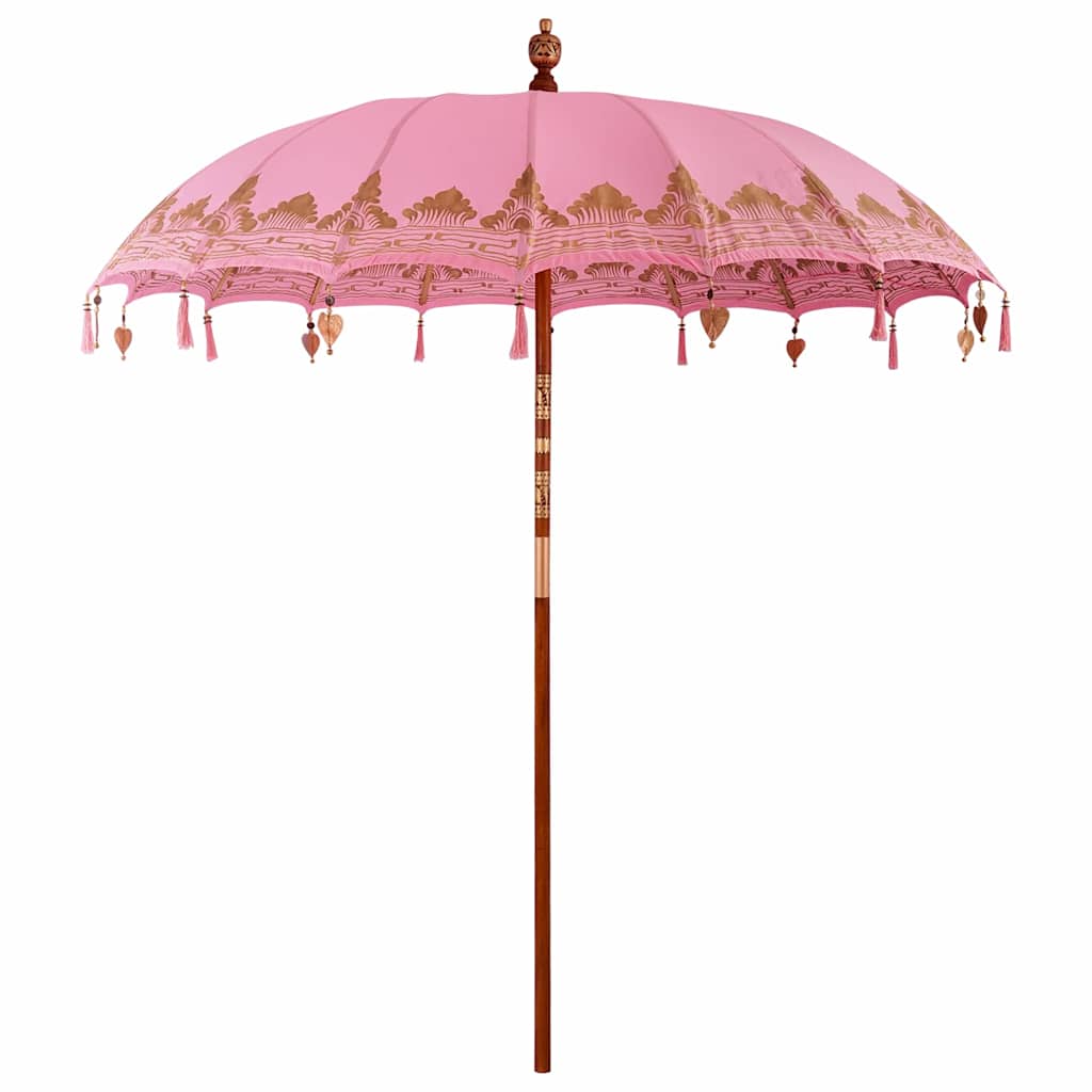 Balineški Parasol Ružičasta 215 x 215 x 260 cm