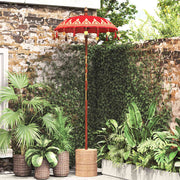 Balineški Parasol Crvena 125 x 125 x 260 cm