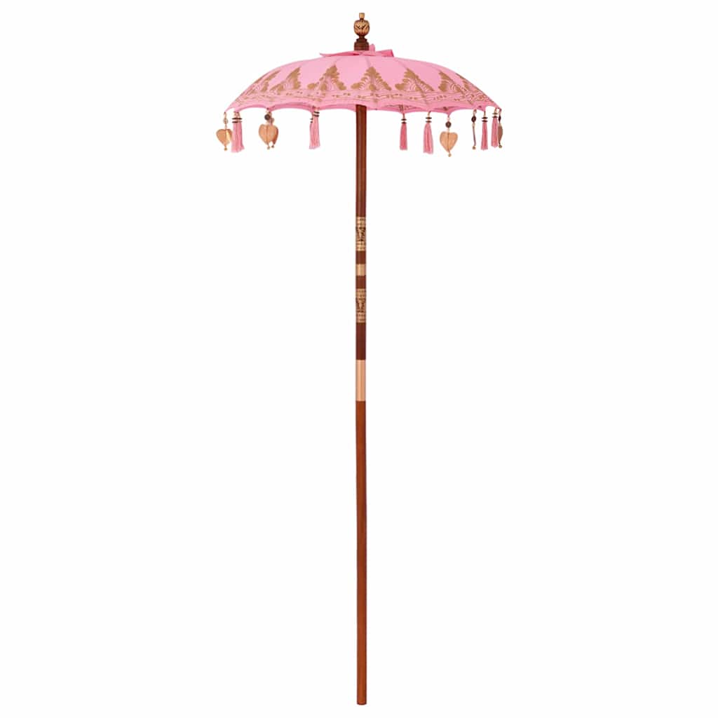 Balineški Parasol Ružičasta 125 x 125 x 260 cm