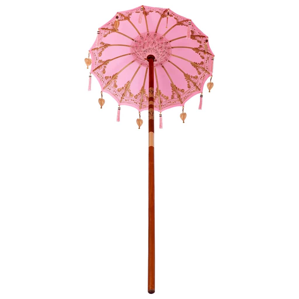 Balineški Parasol Ružičasta 125 x 125 x 260 cm