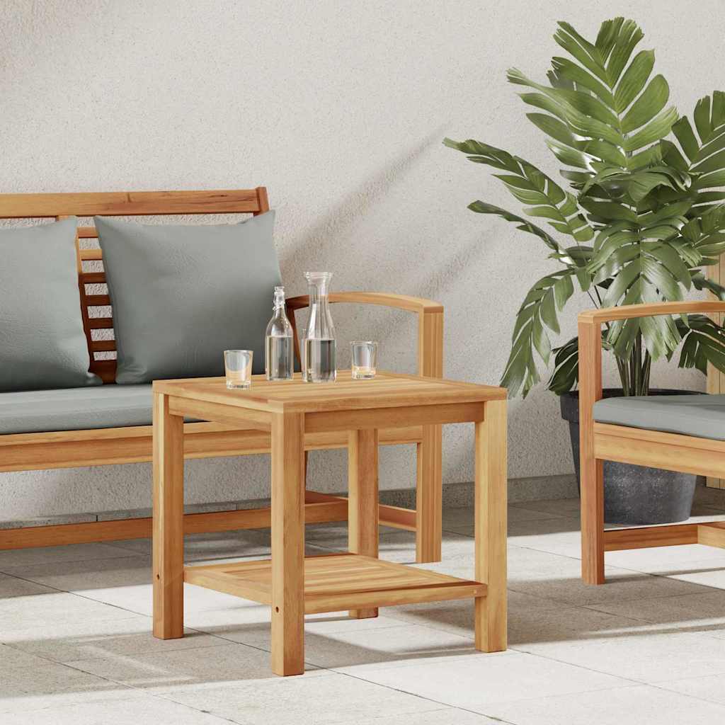 Kava Stol s pohranom Smeđa 45 x 45 x 45 cm Čvrsto teak drvo
