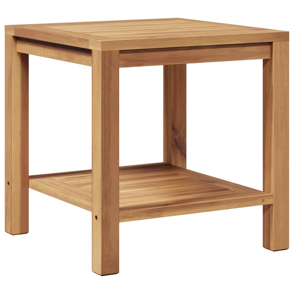 Kava Stol s pohranom Smeđa 45 x 45 x 45 cm Čvrsto teak drvo