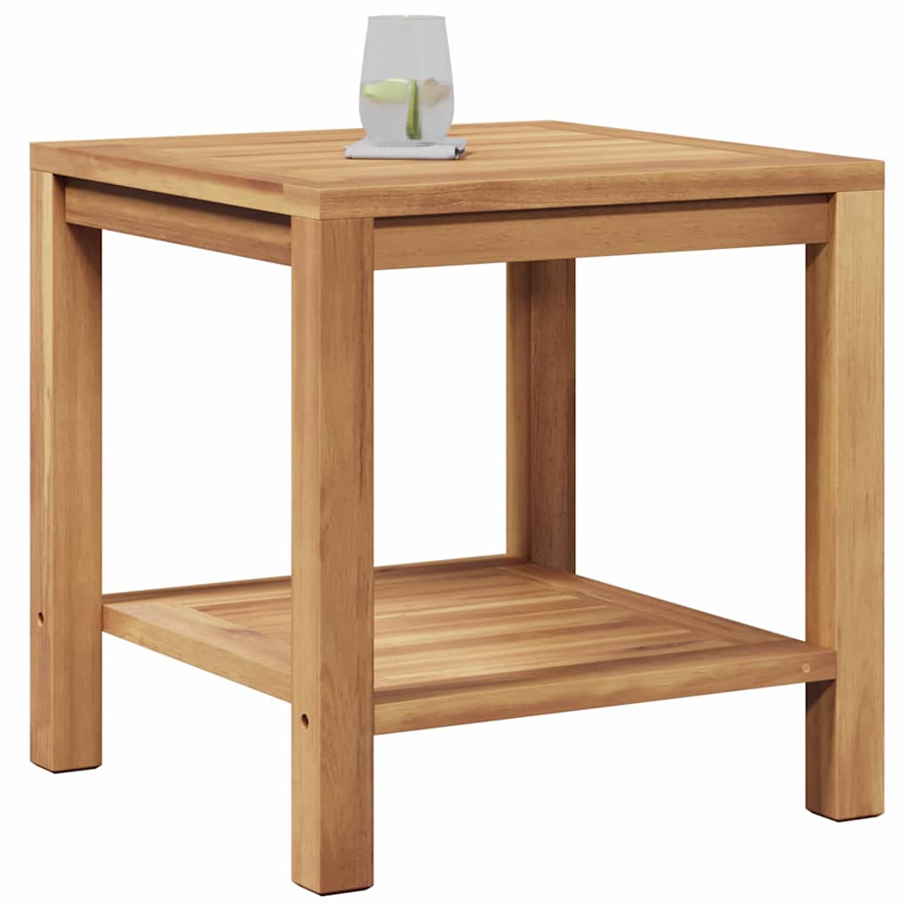 Kava Stol s pohranom Smeđa 45 x 45 x 45 cm Čvrsto teak drvo