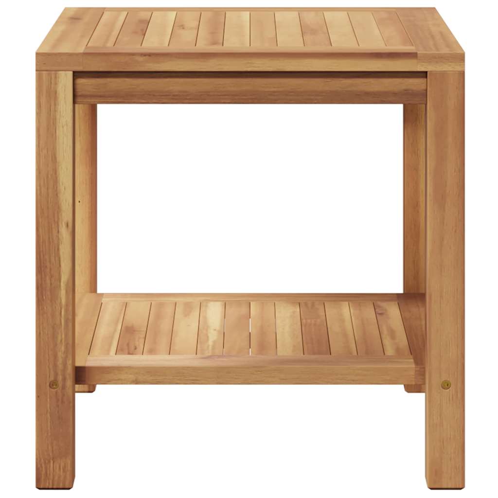 Kava Stol s pohranom Smeđa 45 x 45 x 45 cm Čvrsto teak drvo