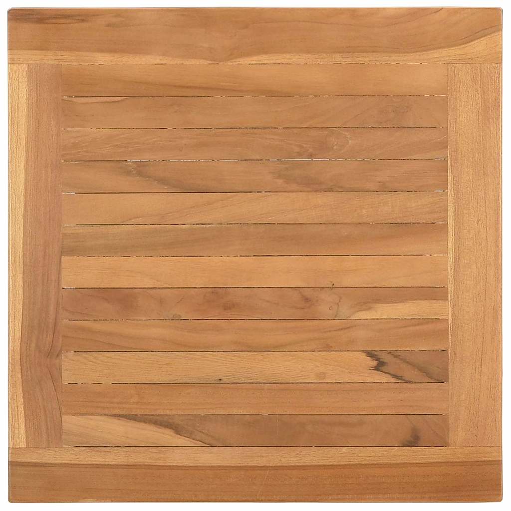 Kava Stol s pohranom Smeđa 45 x 45 x 45 cm Čvrsto teak drvo