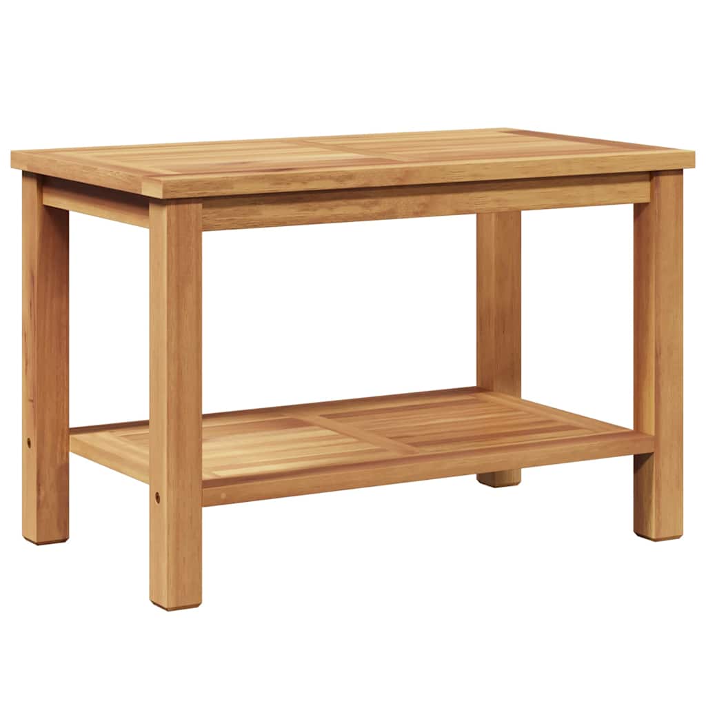 Kava Stol s pohranom Smeđa 70 x 40 x 45 cm Čvrsto teak drvo