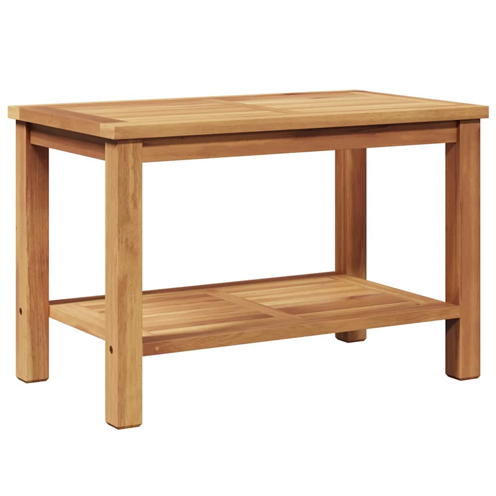 Kava Stol s pohranom Smeđa 70 x 40 x 45 cm Čvrsto teak drvo