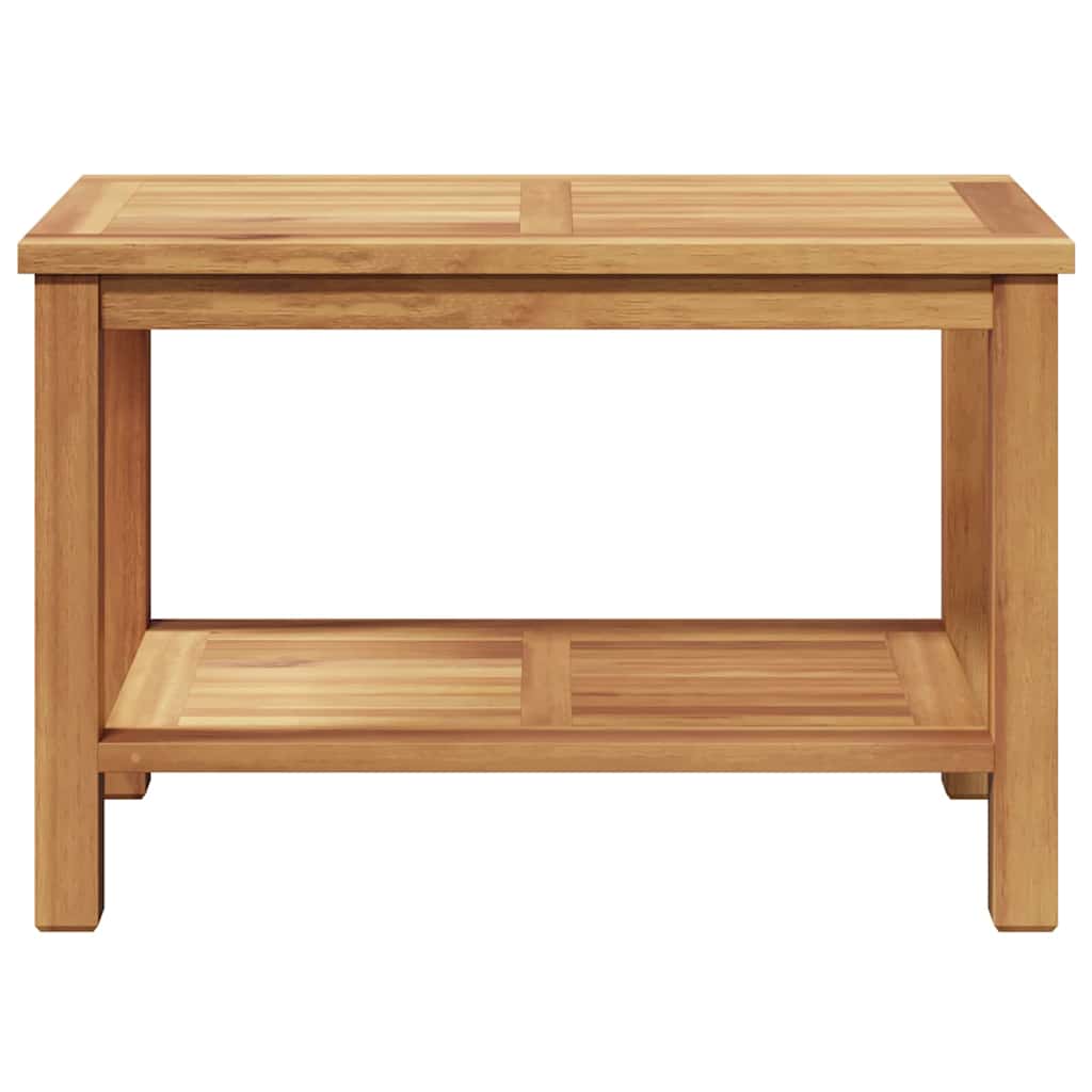 Kava Stol s pohranom Smeđa 70 x 40 x 45 cm Čvrsto teak drvo