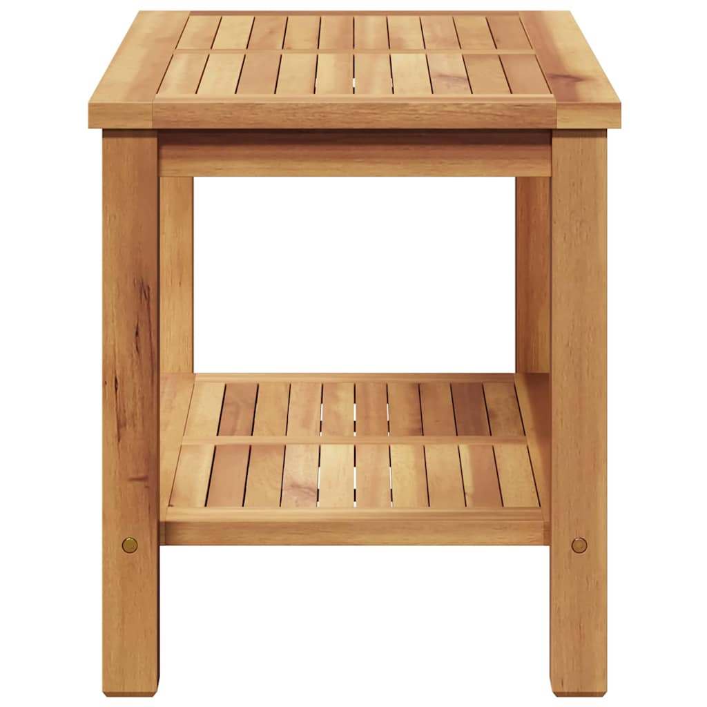Kava Stol s pohranom Smeđa 70 x 40 x 45 cm Čvrsto teak drvo