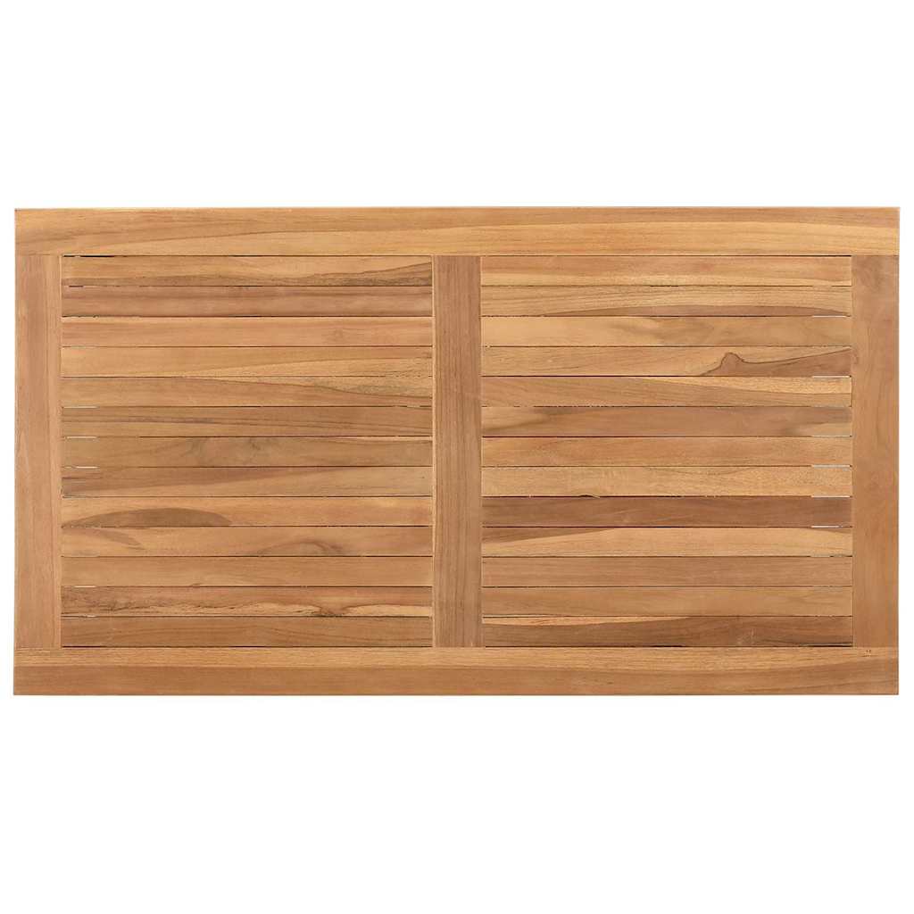 Kava Stol s pohranom Smeđa 90 x 50 x 45 cm Čvrsto teak drvo