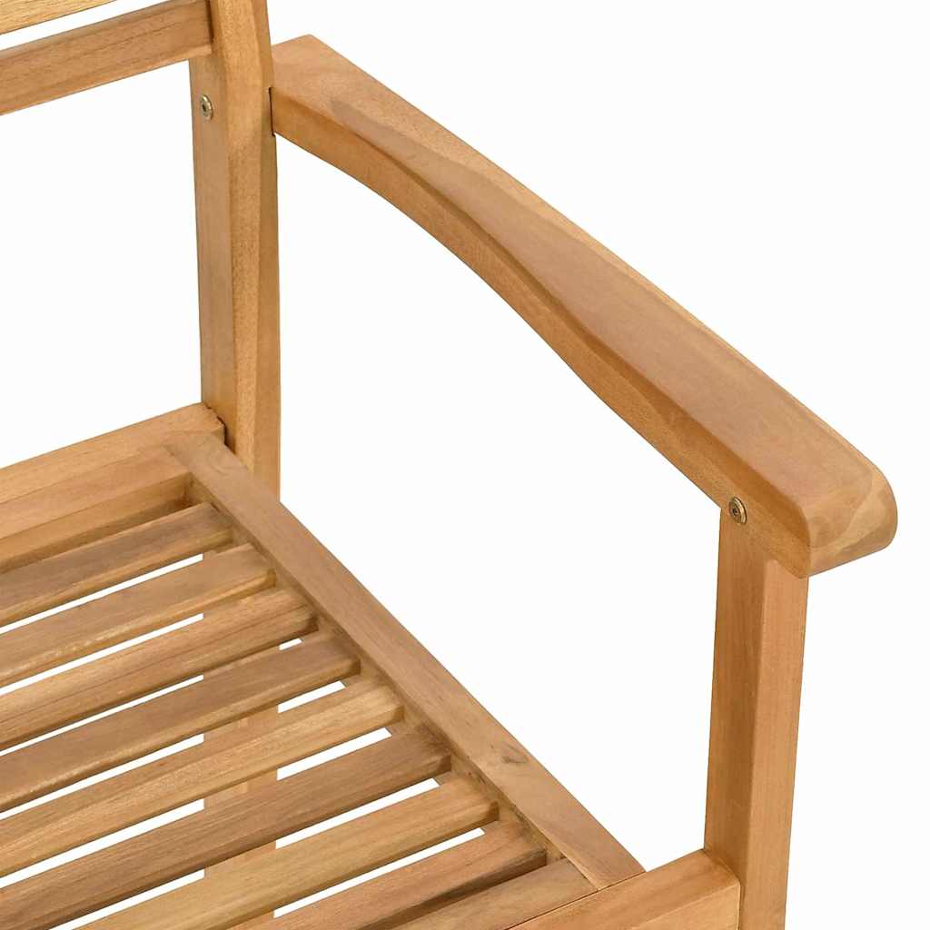 Stolica 4 pcs Smeđa 56 x 55 x 90.5 cm Čvrsto teak drvo