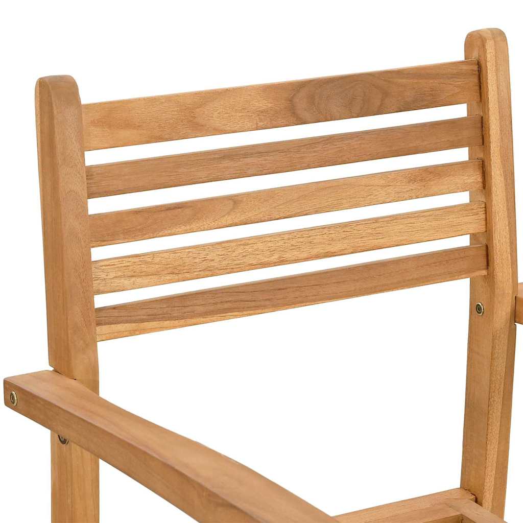Stolica 4 pcs Smeđa 56 x 55 x 90.5 cm Čvrsto teak drvo