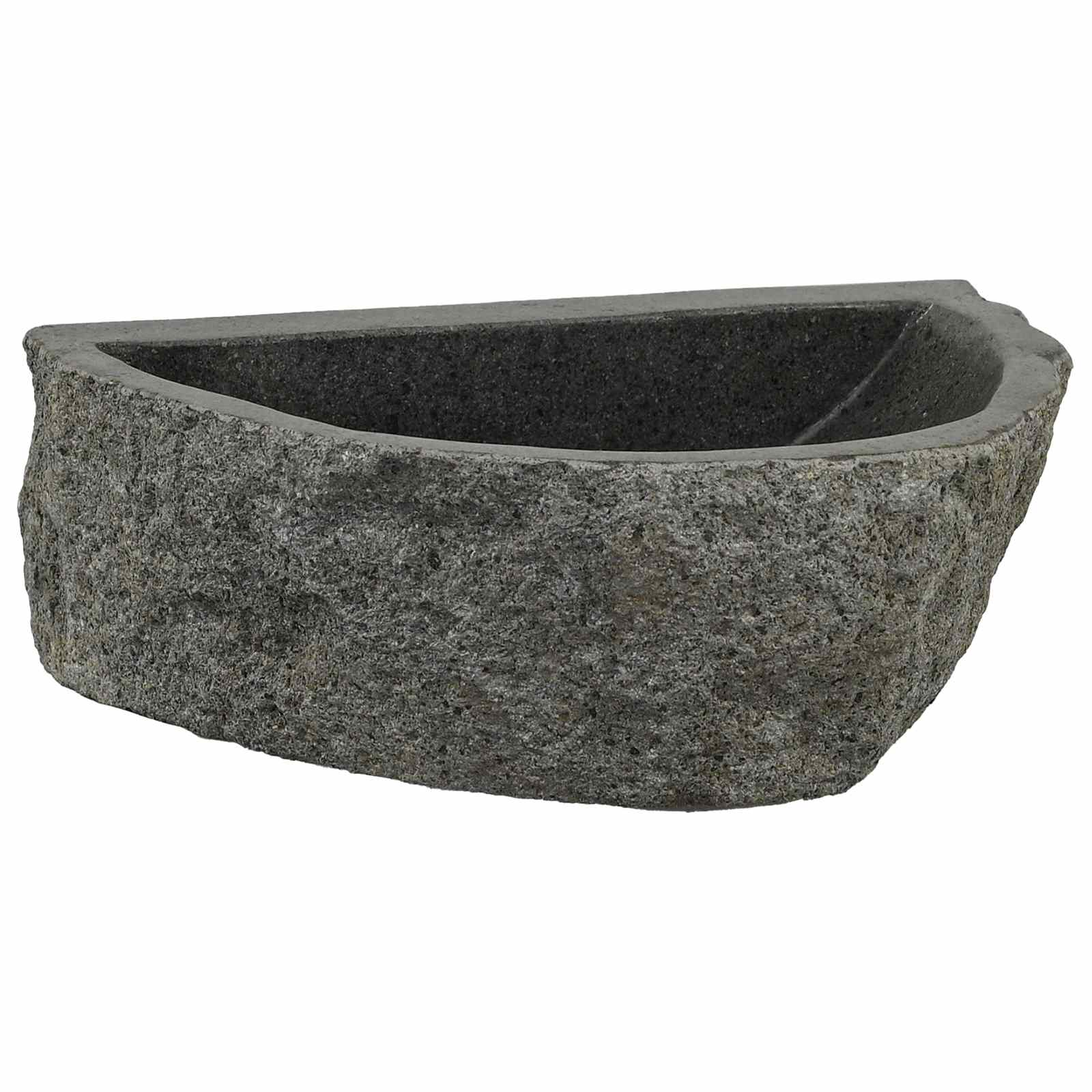Umivaonik za zid Sivi 37 x 30 x 12 cm River Stone