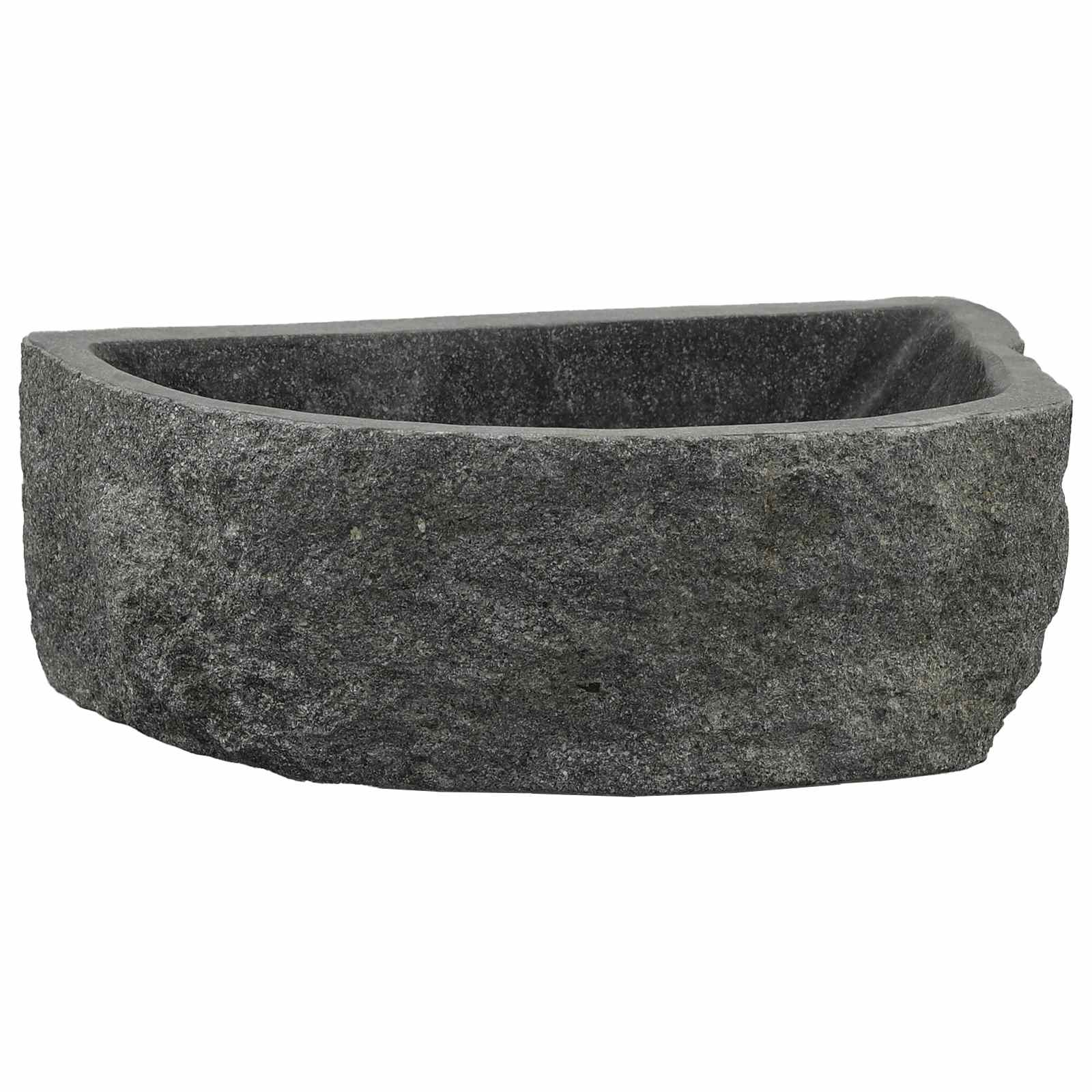 Umivaonik za zid Sivi 45 x 35 x 15 cm River Stone