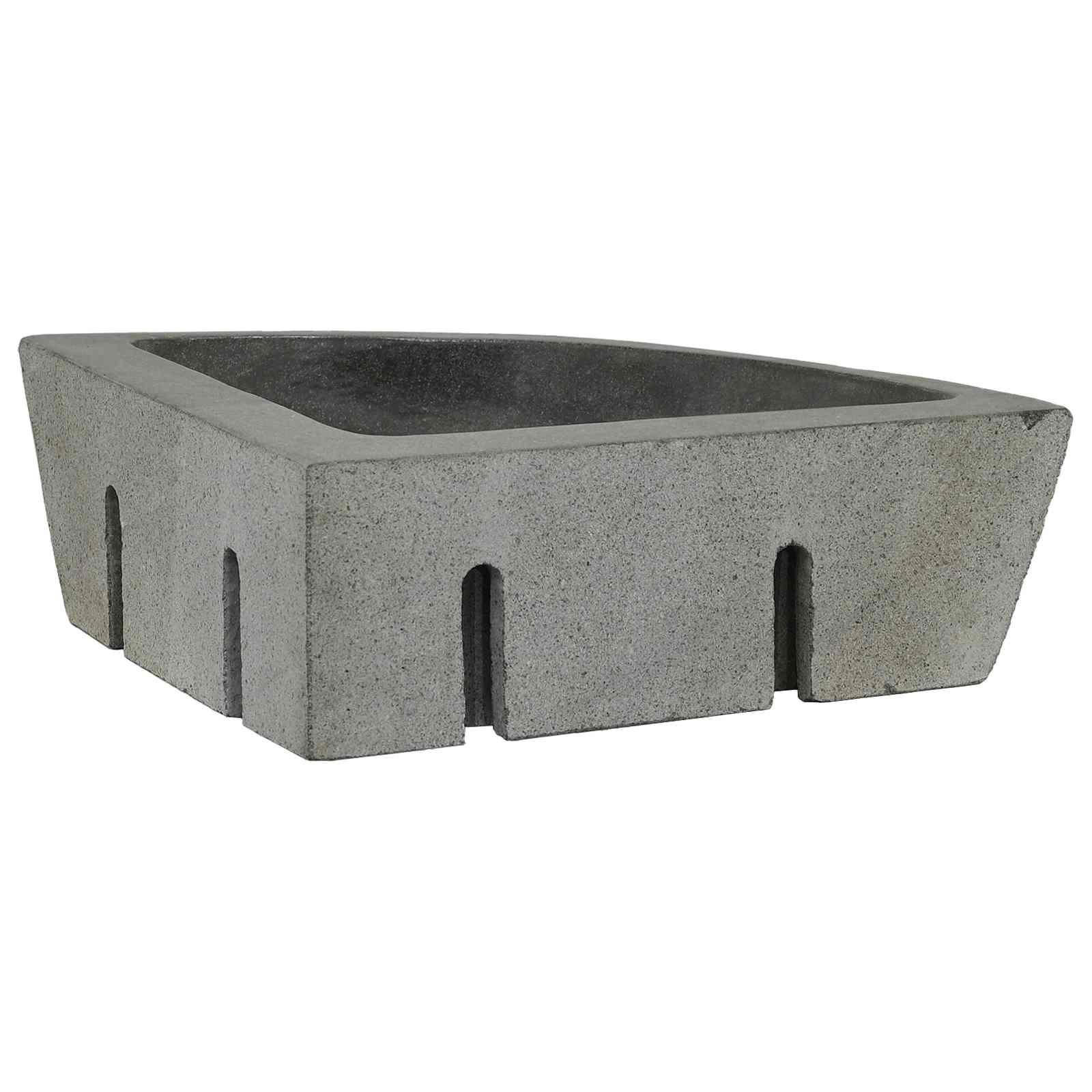 Sudoper Siva (38-45) x (38-45) x 12 cm Rijeka kamen