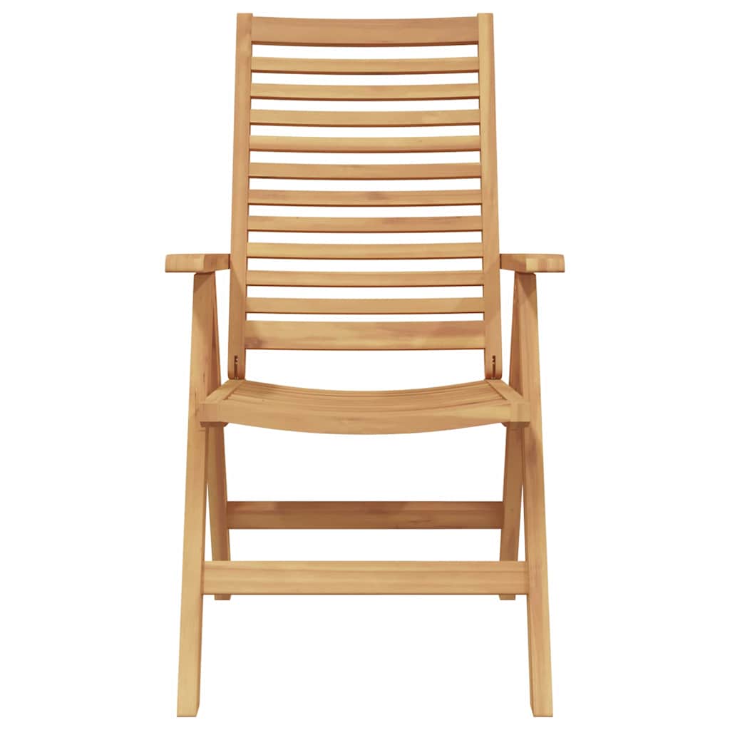 Stolica 2 pcs Smeđa 64.5 x 52 x 108 cm Čvrsto teak drvo