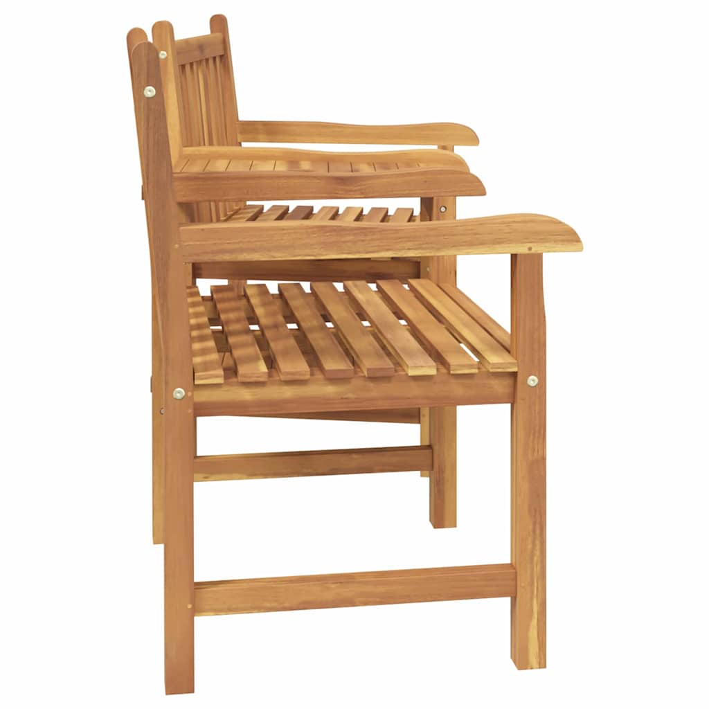 Vrtne vanjske stolice 152 x 63 x 89 cm Čvrsto teak drvo