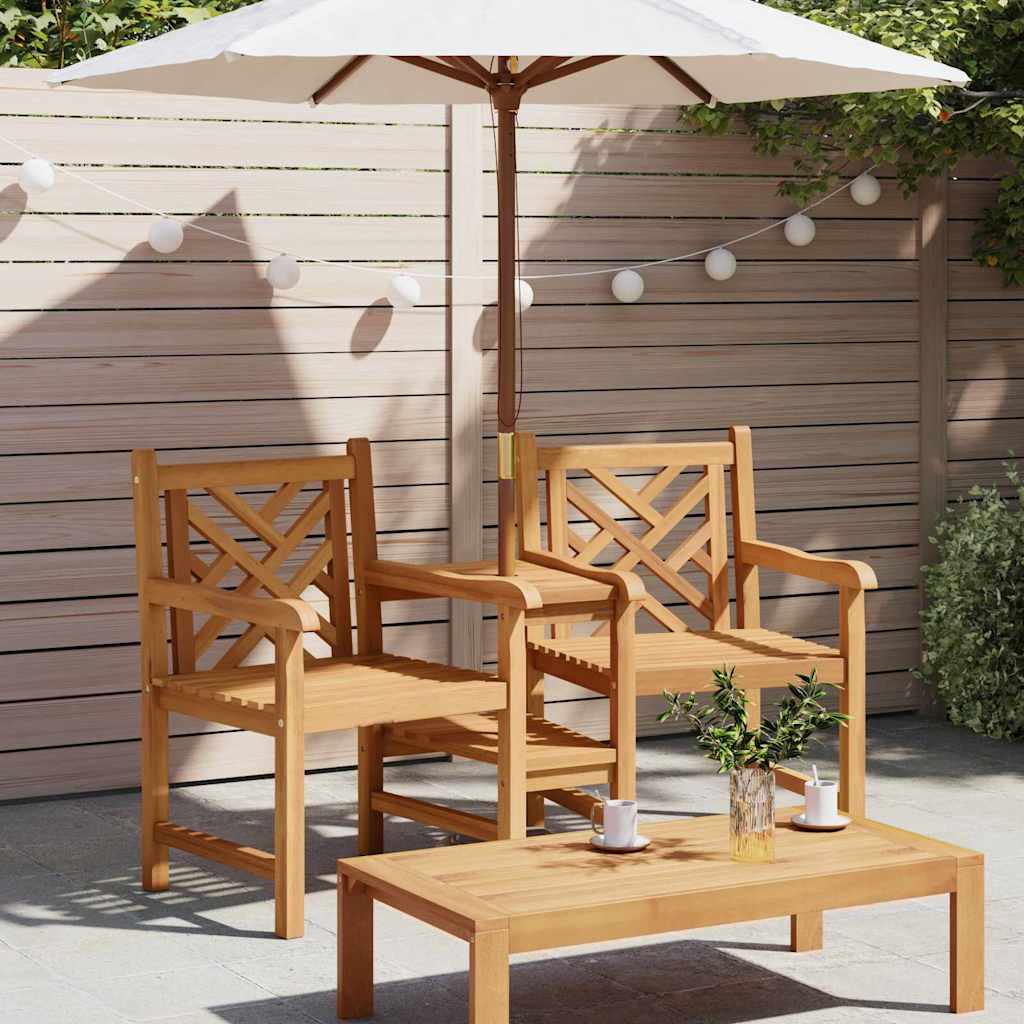Vrtne vanjske stolice 152 x 63 x 89 cm Čvrsto teak drvo