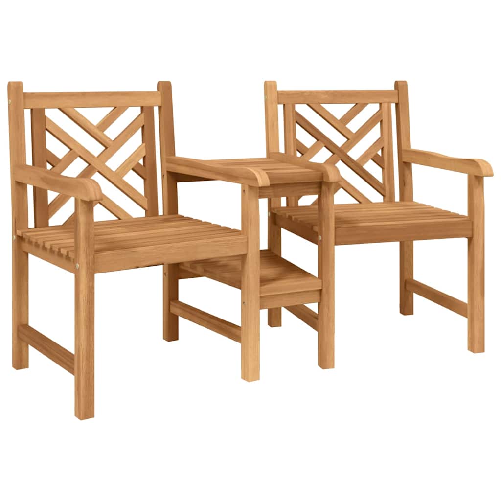 Vrtne vanjske stolice 152 x 63 x 89 cm Čvrsto teak drvo