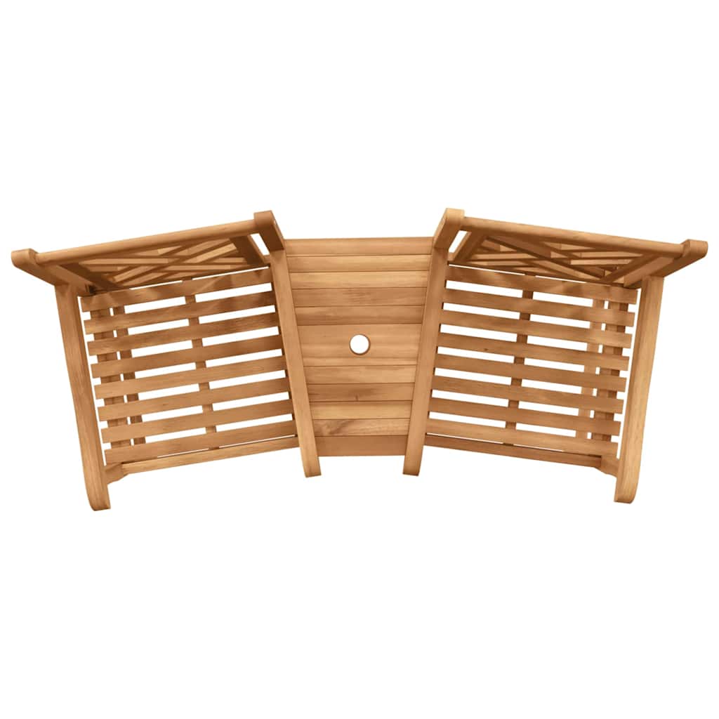 Vrtne vanjske stolice 152 x 63 x 89 cm Čvrsto teak drvo
